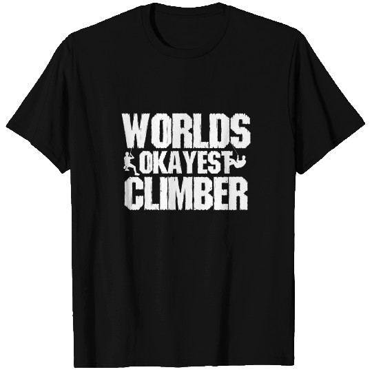 Rock Climbing Climber T Shirts