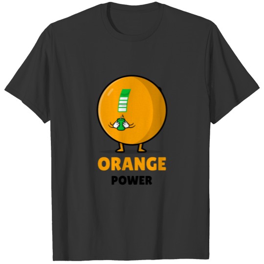 Orange Power Vitamine Juice Children T-shirt