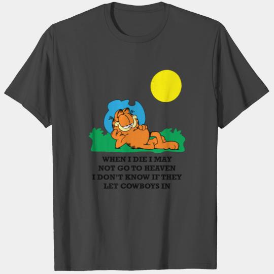 when i die i may not go to heaven garfield T Shirts