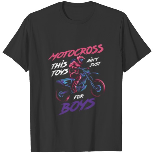 Motocross Women Girl Motorcycle Motorbike Gift T Shirts