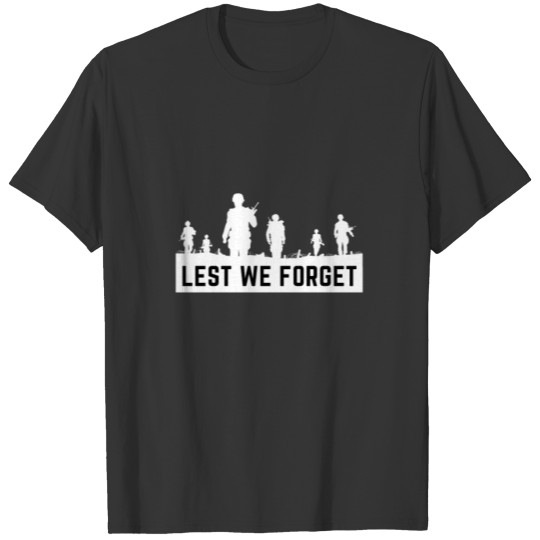 Lest We Forget T-Shirt-Rememberance day T-shirt