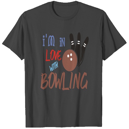 Bowling Love T Shirts
