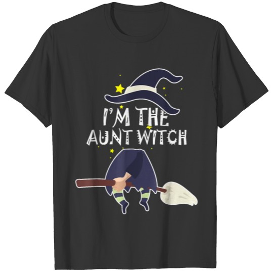 Funny Im The Aunt Witch Halloween Costumes T Shirts