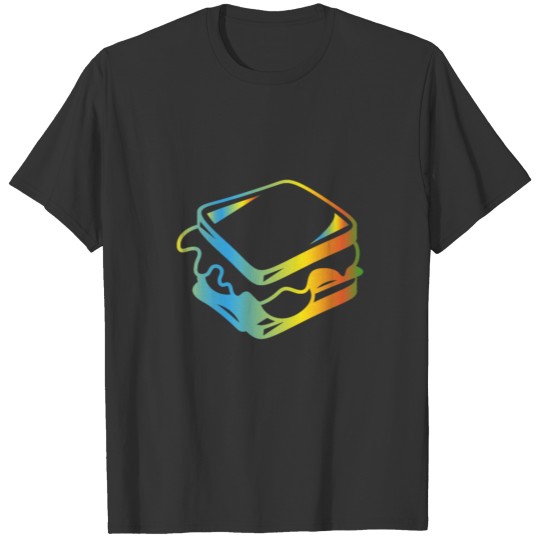 Bread colorful food T-shirt
