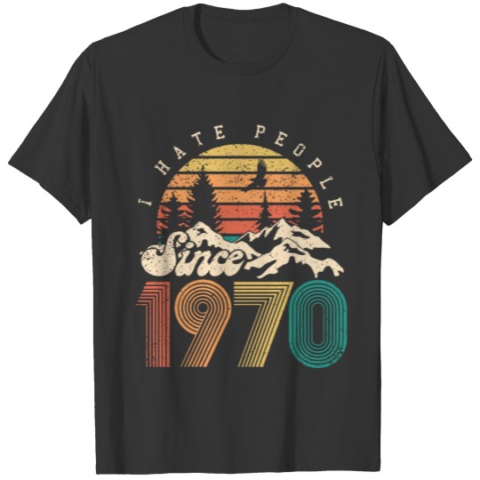 50th birthday gifts men & women 1970 gift 50 years T-shirt
