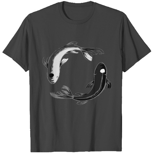 Ying Yang Balance Chi Asian Kung Fu Spiritual T Shirts