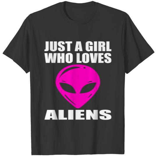 Alien UFO Extraterrestrial Motif T-shirt