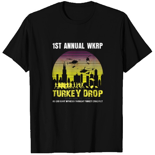 1st Annual WKRP, Turkey Drop T Shirts