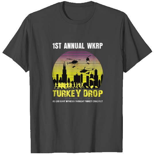 1st Annual WKRP, Turkey Drop T Shirts