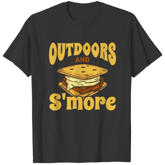 S'more Gift Camping Campfire Marshmallow T-shirt