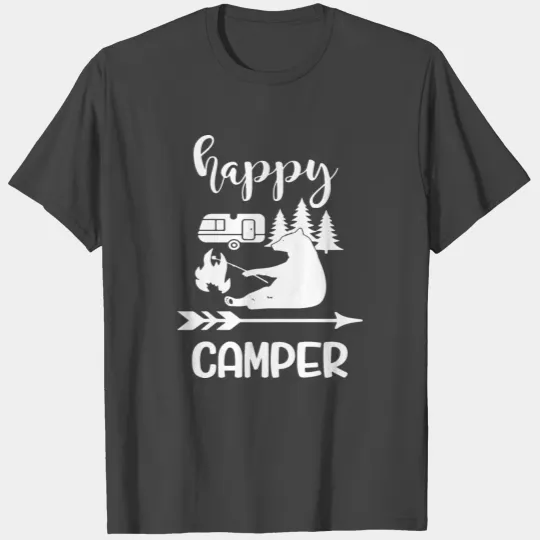 Cute Happy Camper T Shirts