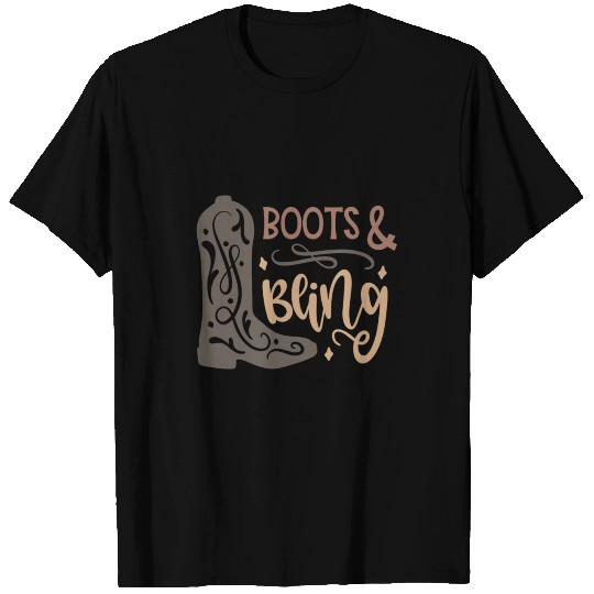 Boots and bling T Shirts