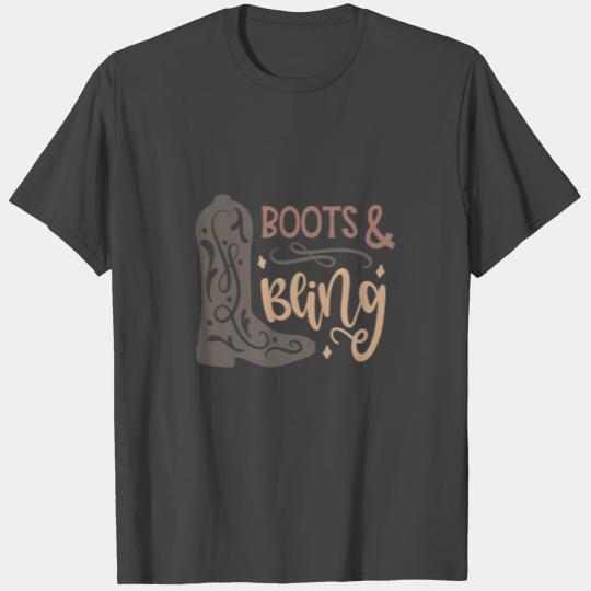 Boots and bling T Shirts