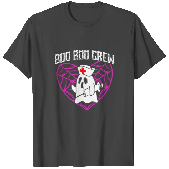 boo boo crew nurse halloween design T Shirts