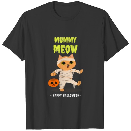 cat`s halloween T-shirt