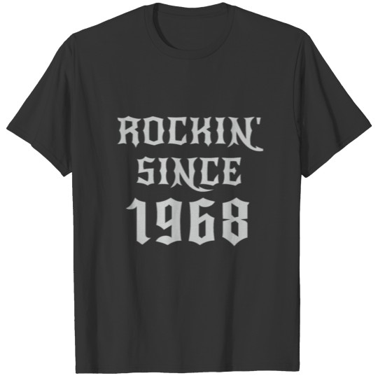 52 Year Old Classic Rock 1968 52nd Birthday Gifts T Shirts