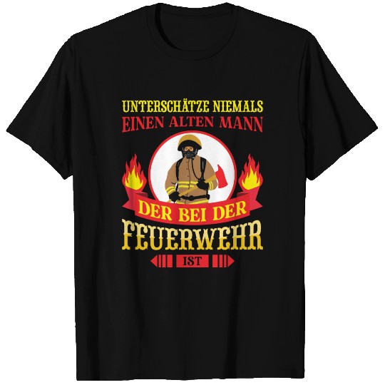 volunteer fire brigade fireman grandpa T Shirts