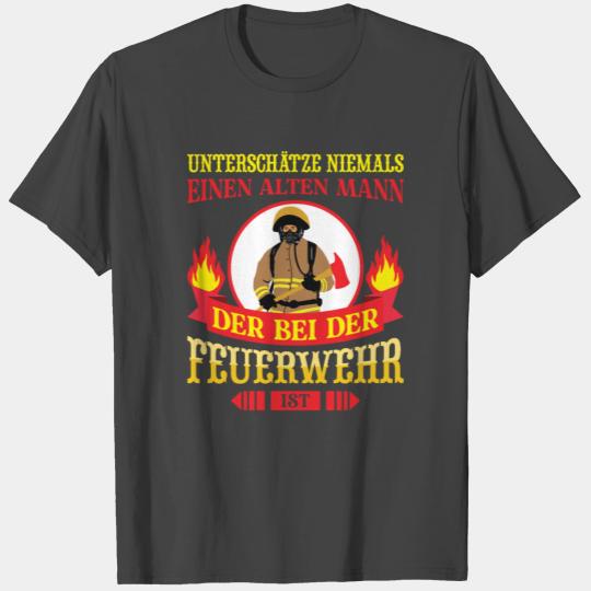 volunteer fire brigade fireman grandpa T Shirts