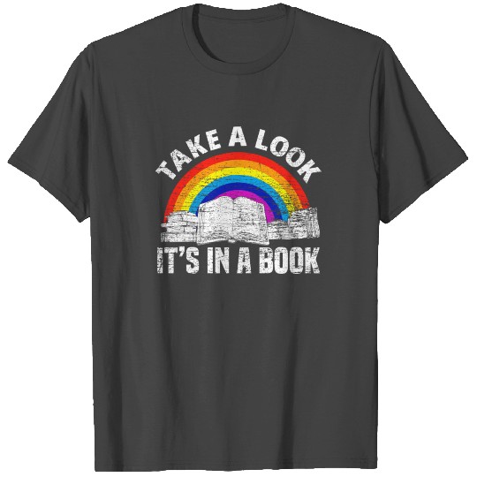 Book Reading Rainbow T Shirts