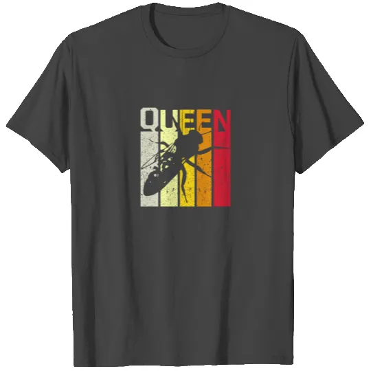 Queen bee beekeeper Bee Queen motif retro T Shirts