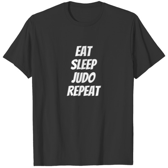 Eat sleep judo repeat T-shirt