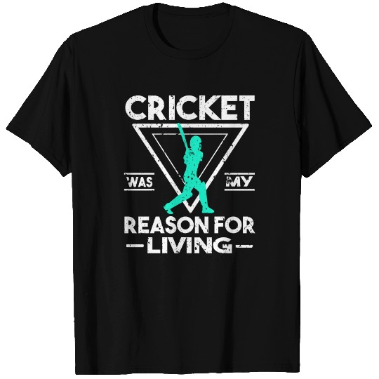 Cricket Design for a Cricket Player T Shirts