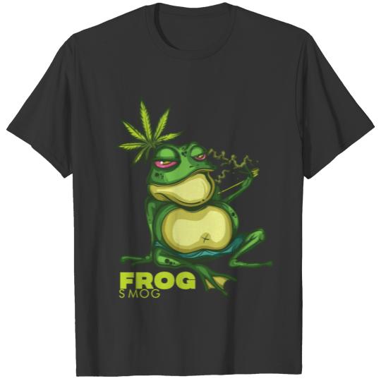 Weed Gift Men & Women Marijuana Pot Frog Gift T Shirts