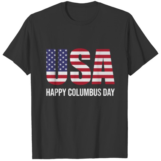 Happy Columbus Day American History Italian T Shirts