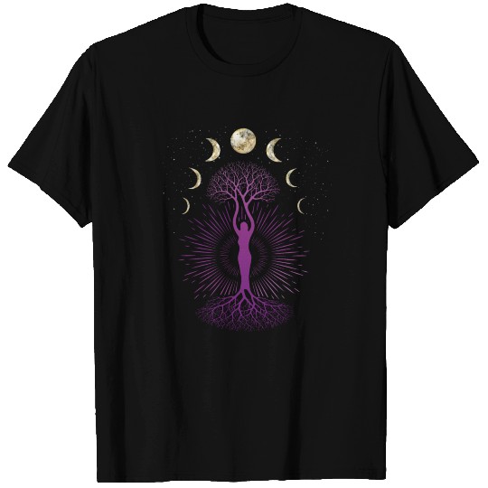 Phase Depression Moon Phase Mood Yoga Gift T Shirts
