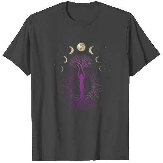 Phase Depression Moon Phase Mood Yoga Gift T Shirts