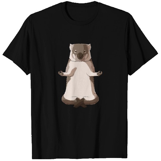 Meditating Wombat T Shirts