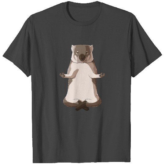 Meditating Wombat T Shirts