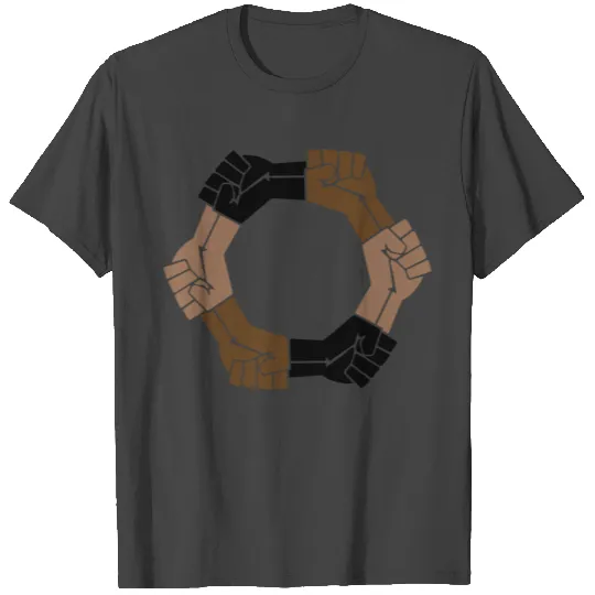 United Black Power Fists T Shirts
