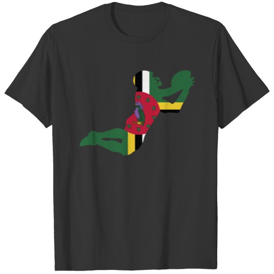 Good Dominica Football T-Shirt T-shirt