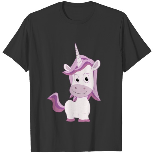 Funny pink Unicorn T Shirts