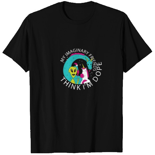 Imaginary Friends - Dragon, Alien, Gnome, Unicorn T Shirts