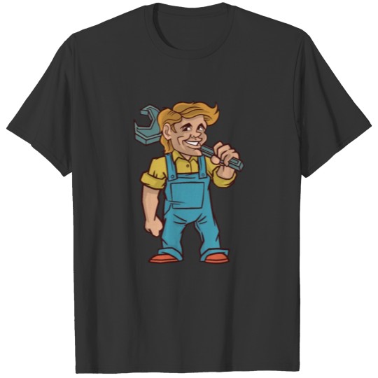 Craftsman With Wrench Handyman T-shirt