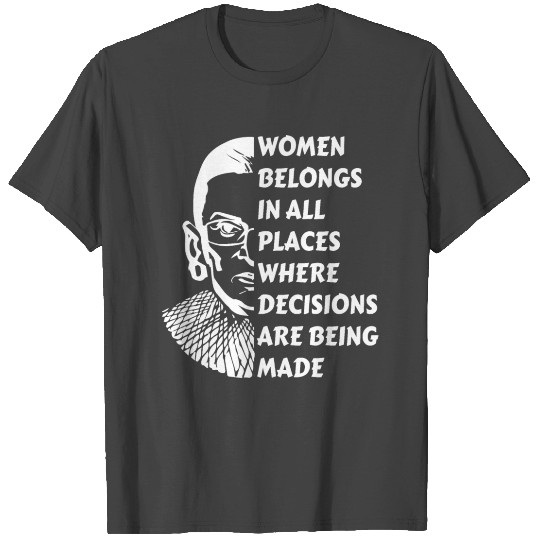 Notorious RBG Ruth Bader Ginsburg Quotes T Shirts