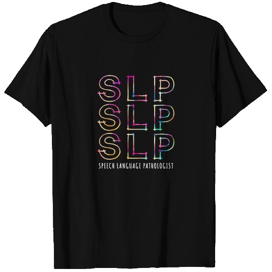SLP TIE DYE , SPEECH THERAPY T Shirts