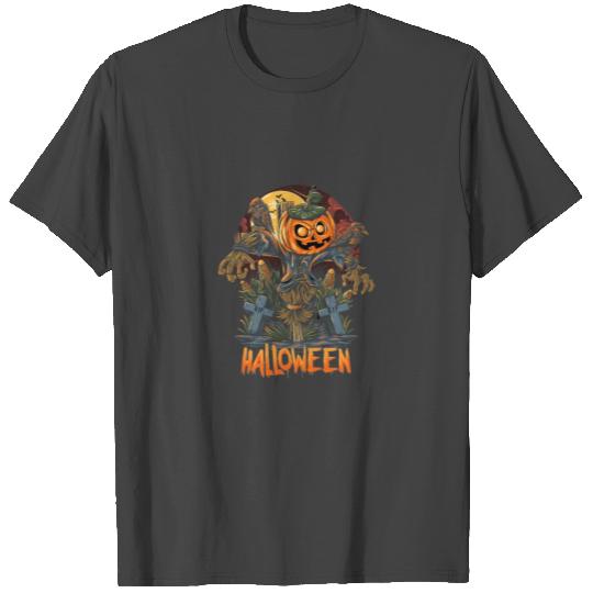 Halloween perfekt Design with scarecrow T Shirts