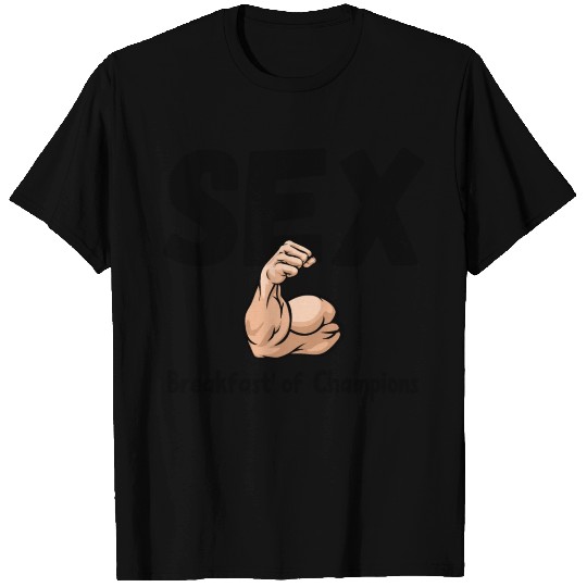 sx, Breakfast of Champions - Big Bicep T Shirts