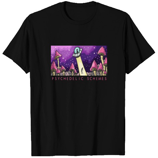 Shroom Psychedelic Mushrooms Alien Weed Gift T Shirts