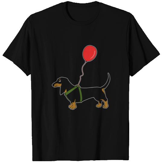 Dachshund With Balloon Dog Lover Gift T Shirts