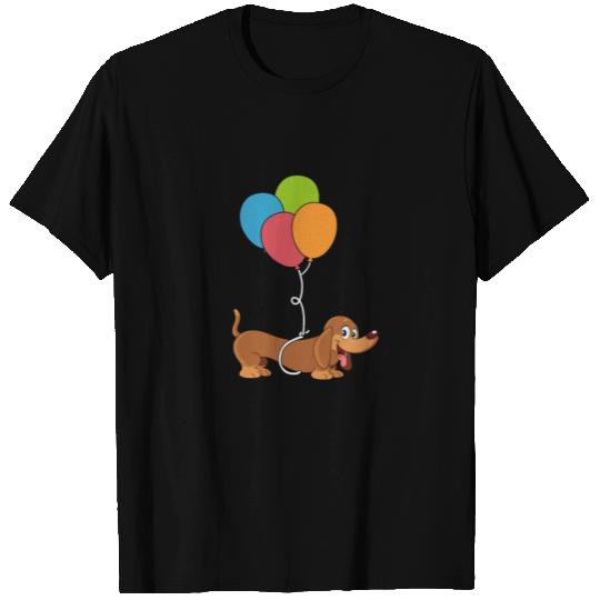 Dachshund With Balloon Dog Lover Gift T Shirts