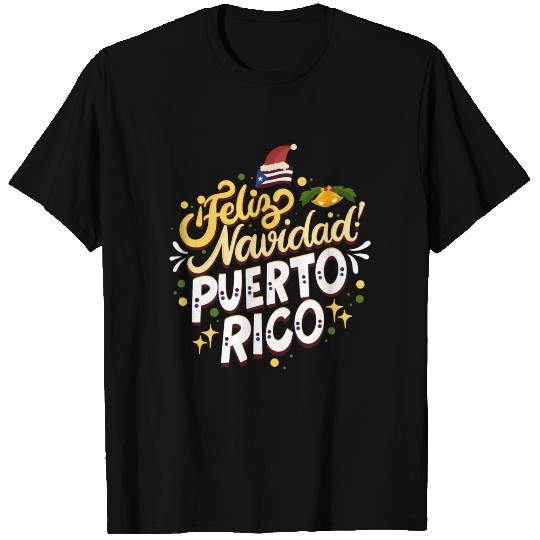 Feliz Navidad Puerto Rico - Merry Christmas T Shirts
