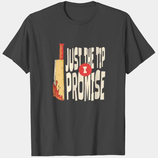 scary halloween mom T Shirts,Just the tip i promise