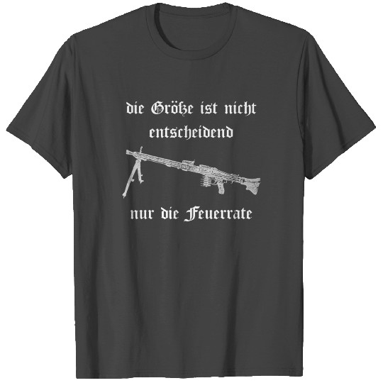 German Armed Forces reservists T Shirts MG3 Gift Tip