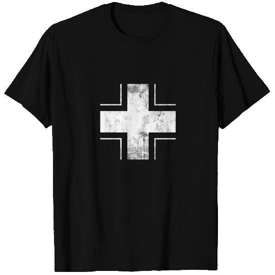 German Armed Forces Balkenkreuz Army T Shirts Men