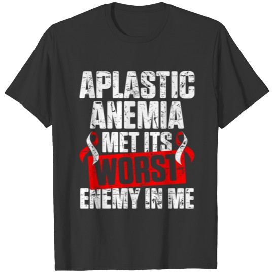 Aplastic Anemia Survivor Enemy Anemic Warrior T-shirt