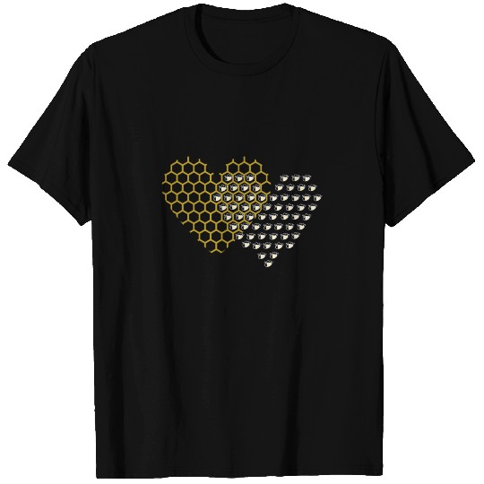 Honeycomb, Honey Bee Bees gift for animal lovers T Shirts